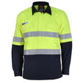INHERENT FR PPE1 2T C/F DN L/W Shirt - Orange/Navy