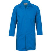 Polyester cotton dust coat (Lab Coat) - Medium Blue