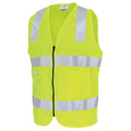 Day/Night Side Panel Safety Vest with Segment R/Tape - Orange