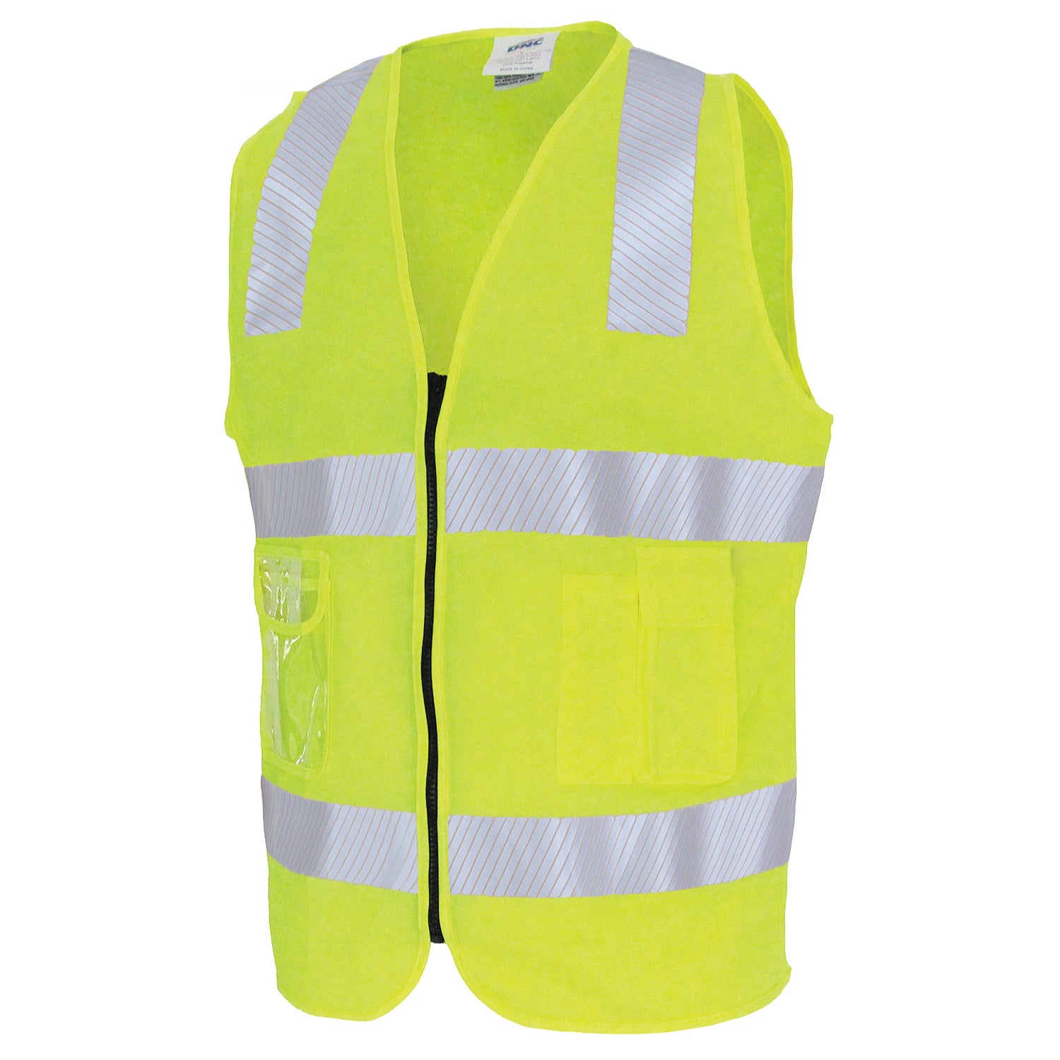 Day/Night Side Panel Safety Vest with Segment R/Tape - Orange