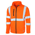 Hi Vis CSR Taped X Back Softshell Jacket - Orange