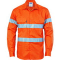 HIVIS D/N DRILL SHIRT - Navy