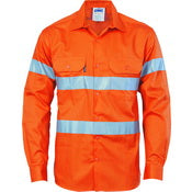 HIVIS D/N DRILL SHIRT - Navy