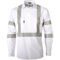 RTA NIGHT WORKER WHITE SHIRT WITH CSR R/TAPE. - White