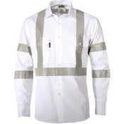 RTA NIGHT WORKER WHITE SHIRT WITH CSR R/TAPE. - White