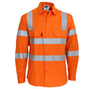 Hi-Vis 3 way Cool-Breeze VIC Rail Shirt - Orange