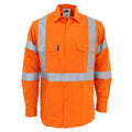 Hi-Vis 3 way vented "X" back & Biomotion taped shirt - Orange