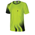 WAVE HIVIS SUBLIMATED TEE - Orange/Navy