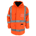 HiVis "6 in 1" Breathable rain jacket Biomotion - Orange