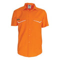 HiVis RipStop Cotton Cool Shirt, S/S - Orange