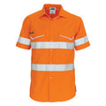 RipStop Cotton Cool Shirt with CSR Reflective Tape. S/S - Orange