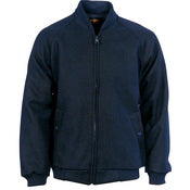 Bluey Jacket with Ribbing Collar & Cuffs - Navy