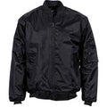 Flying Jacket - Plastic Zips - Black