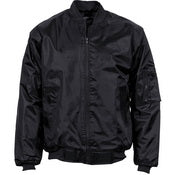 Flying Jacket - Plastic Zips - Black