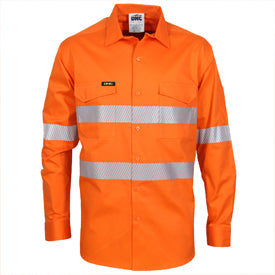HiVis Segment Taped Coolight Shirt - Orange