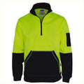 HiVis 1/2 Zip Super Fleecy - Orange/Navy