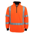 Hivis "X" back & Biomotion taped Polar Fleece - Orange