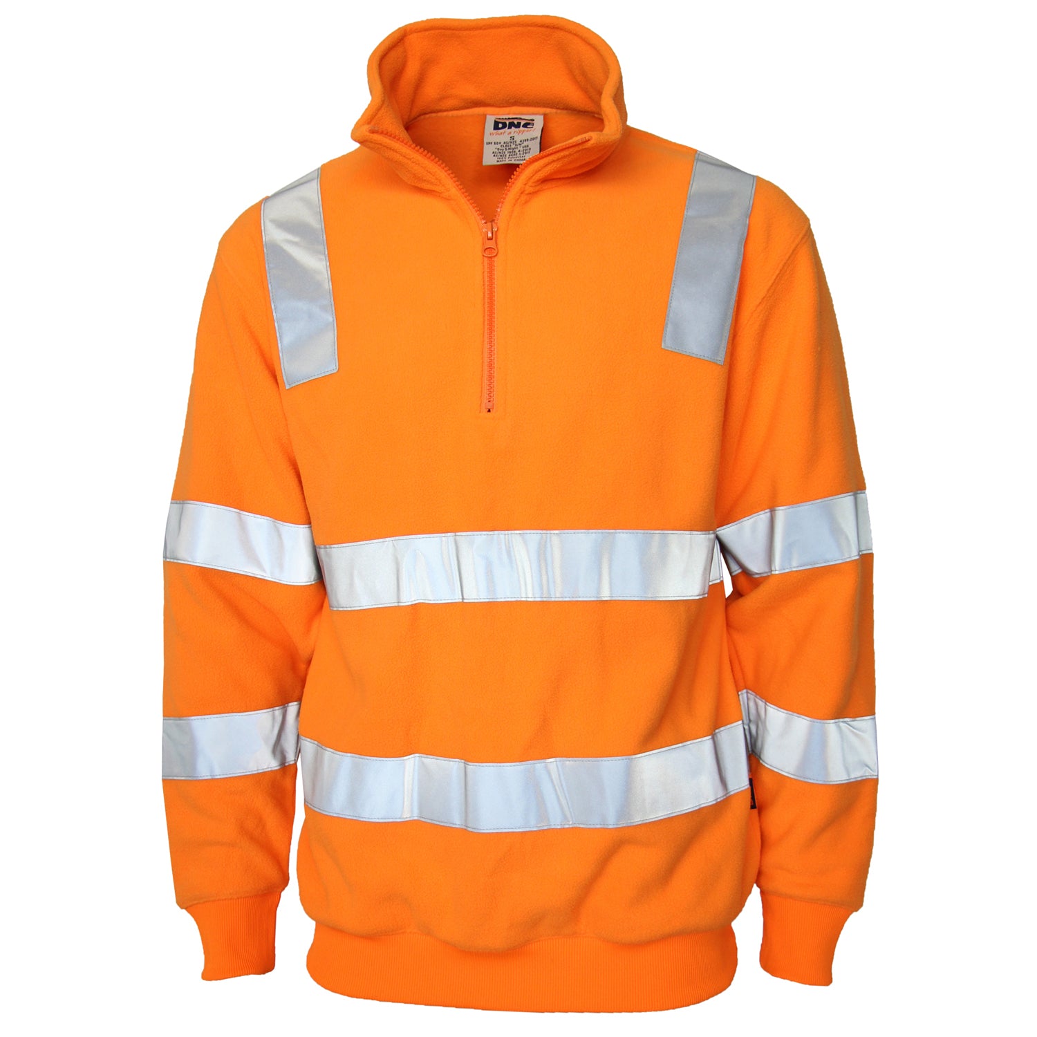 Hvs VIC Rail 1/2ZIP POLAR Fleece - VIC Orange