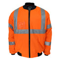 HiVis "X" back flying jacket Biomotion tape - Orange