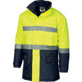 HiVis D/N two tone parka - Orange/Navy