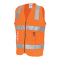 Day/Night Side Panel Safety Vests - Orange