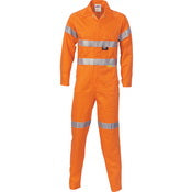 HiVis Cotton Coverall with CSR R/Tape - Orange