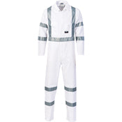 RTA Night Worker Coverall with CSR R/Tape - White