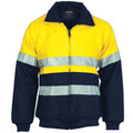 HiVis Two Tone Bluey Bomb er Jacket with CSR R/Tape - Orange/Navy