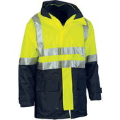 4 in 1 HiVis Two Tone Breathable Jacket with Vest and CSR R/Tape