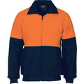 HiVis Two Tone Bluey bomber jacket - Orange/Navy