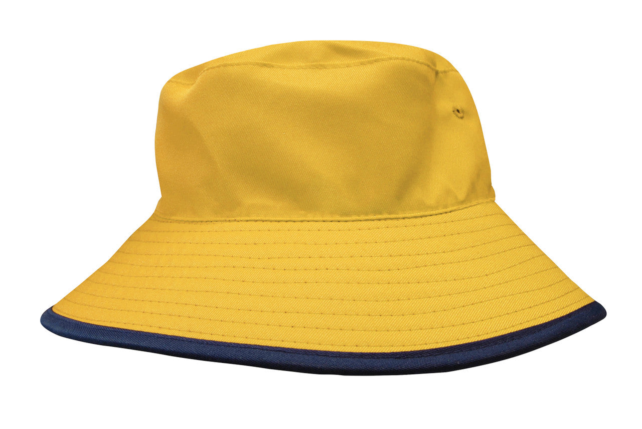 Reversible Breathable Poly Twill Bucket Hat - view 4