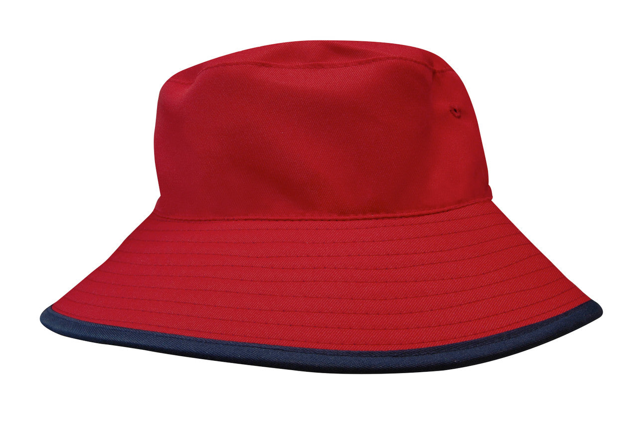 Reversible Breathable Poly Twill Bucket Hat - view 5
