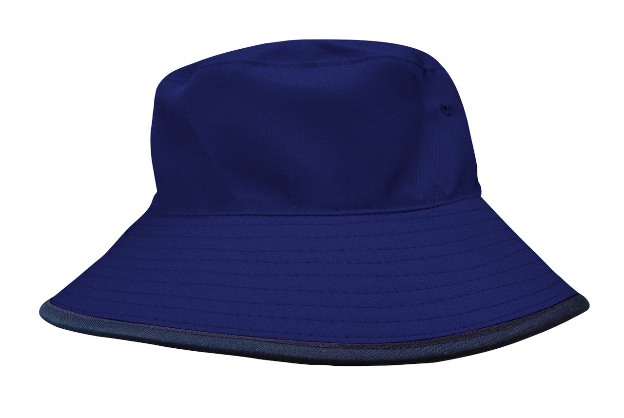Reversible Breathable Poly Twill Bucket Hat - view 6