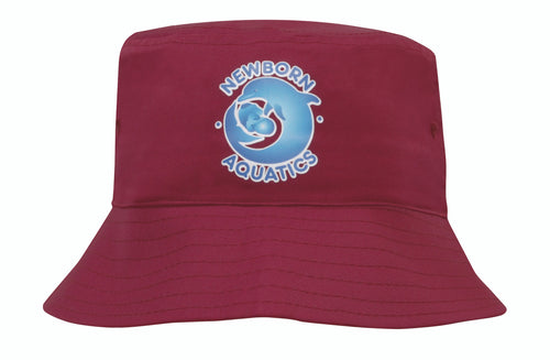 Breathable Poly Twill Childs Bucket Hat || 3939