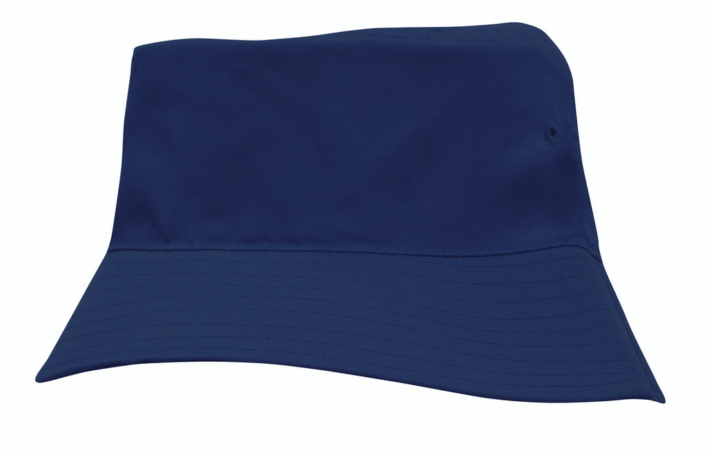 Breathable Poly Twill Youth Bucket Hat - view 6