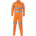 HiVis Cool-Breeze Orange L.Weight Cotton Coverall with CSR R/Tape - Orange