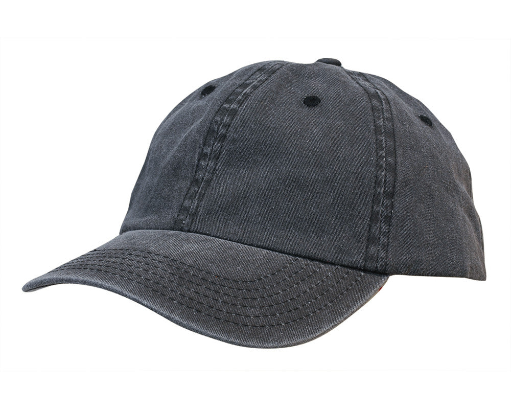 Enzyme Washed Pigment Dyed Cotton Twill Cap - view 4