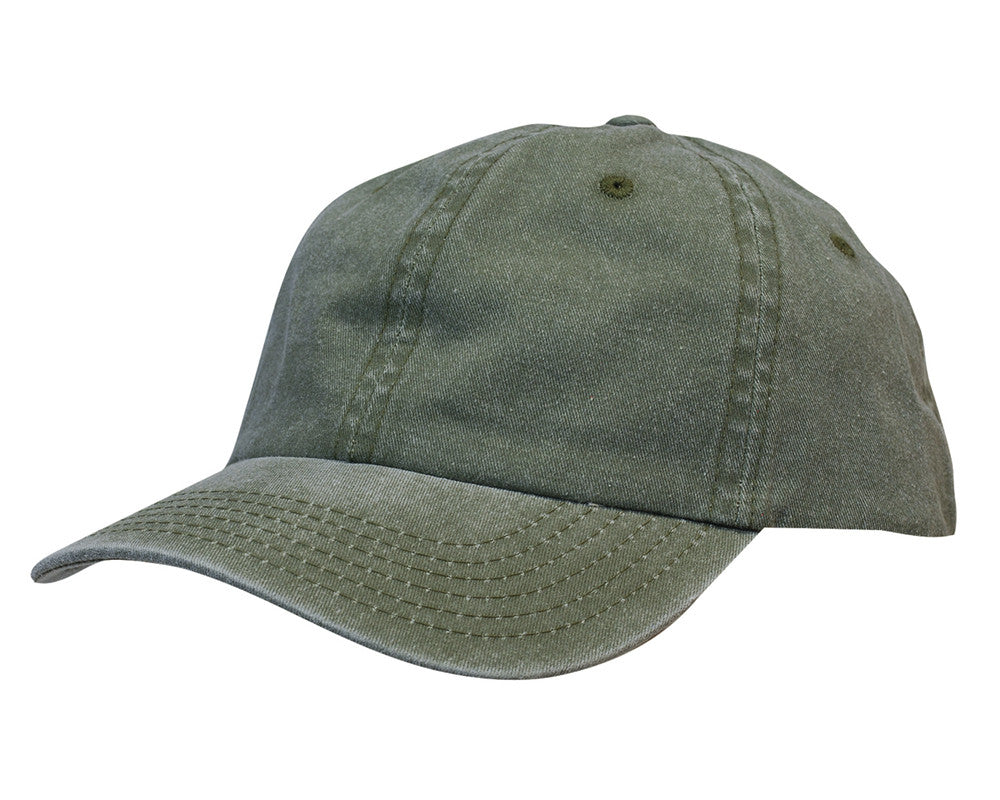 Enzyme Washed Pigment Dyed Cotton Twill Cap - view 7