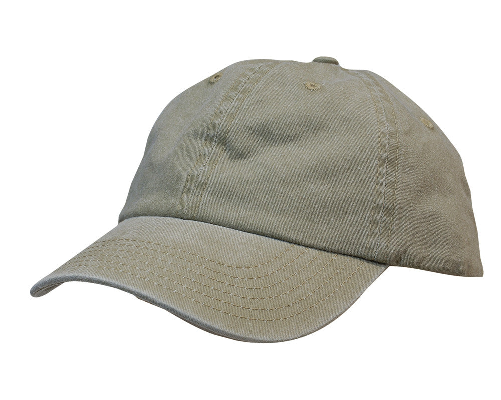Enzyme Washed Pigment Dyed Cotton Twill Cap - view 11