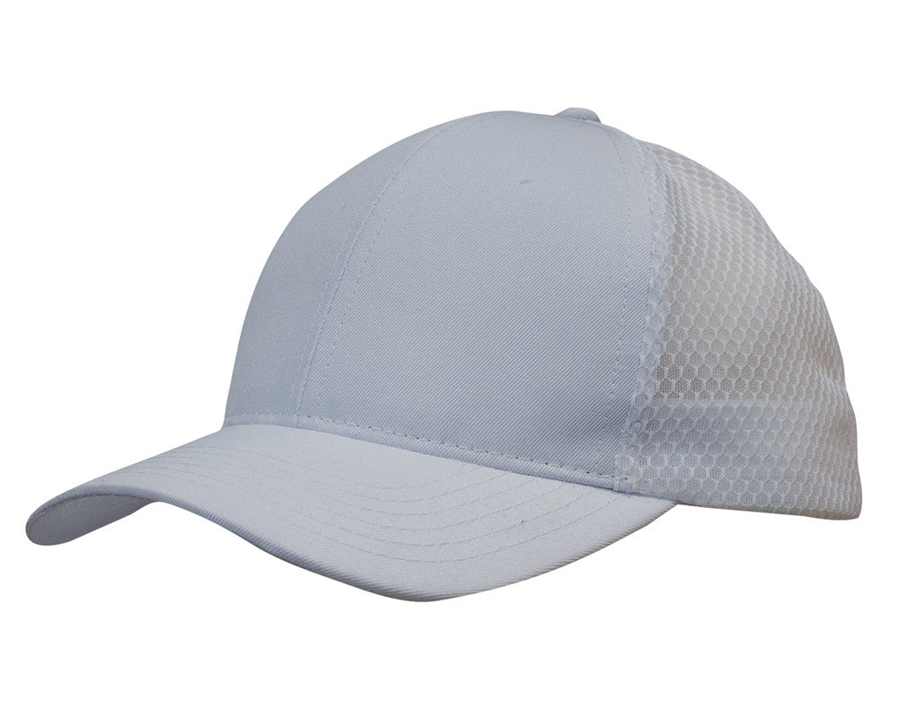 Breathable poly twill with honeycomb mesh - view 10