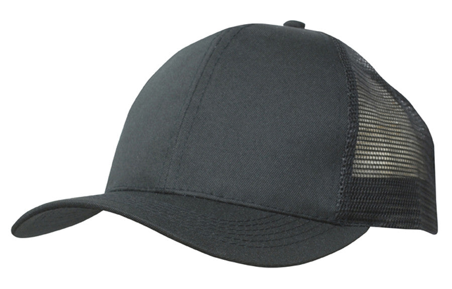Recycled Breathable Poly Twill with Mesh Back Cap - view 4
