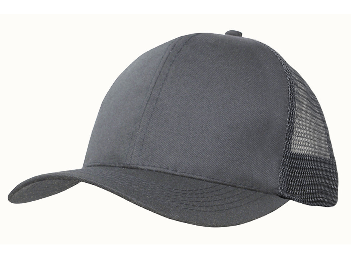 Recycled Breathable Poly Twill with Mesh Back Cap - view 5