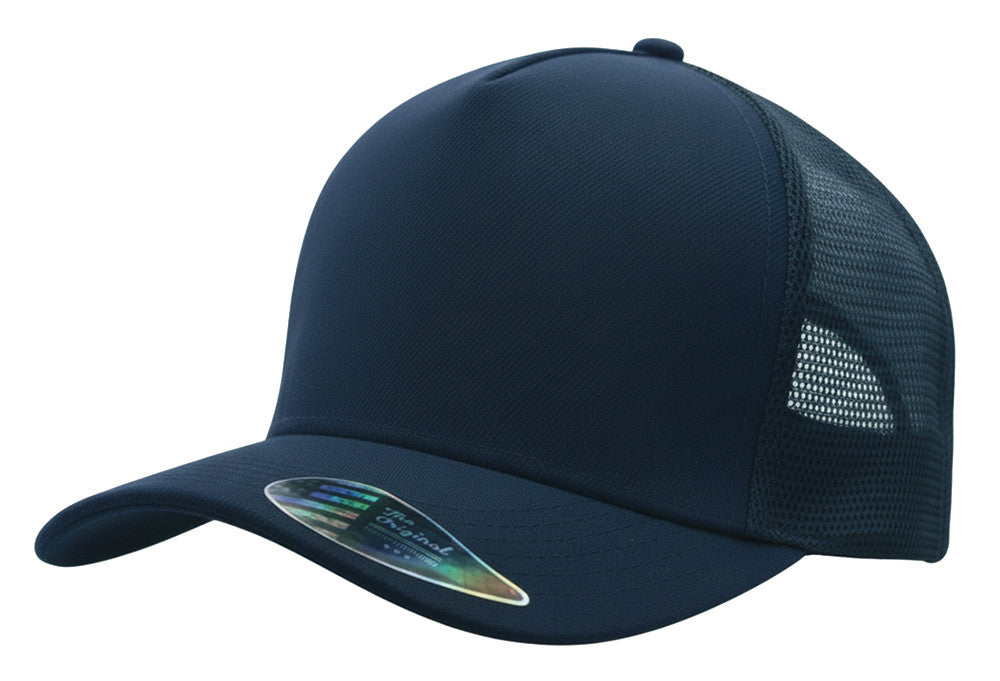American Premium Twill/Mesh Deep Fit Trucker Cap - view 6