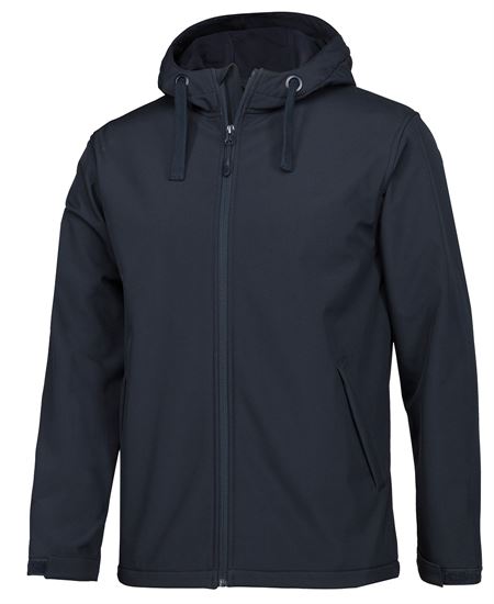 Podium Three Layer Hooded Softshell Jacket