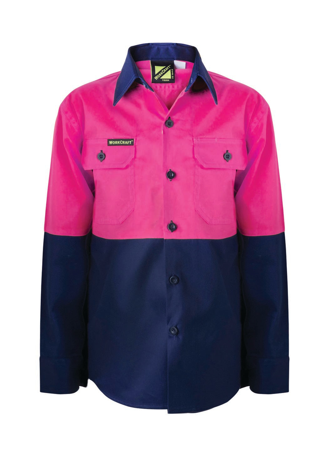 KIDS LIGHTWEIGHT LONG SLEEVE COTTON DRILL SHIRT