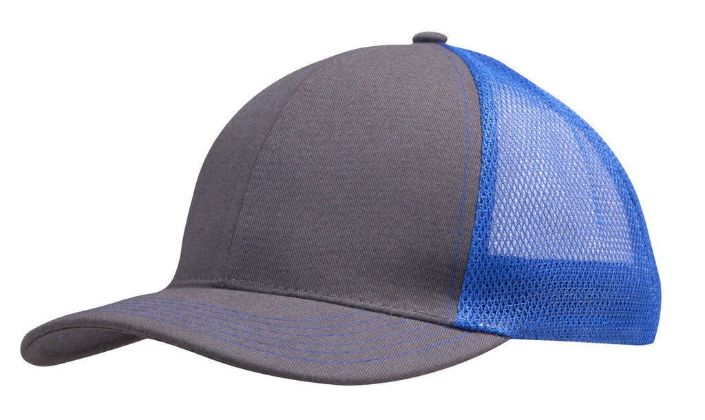 Brushed Cotton with Mesh Back Cap - view 8