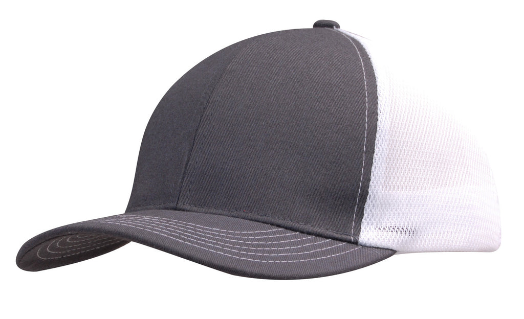 Brushed Cotton with Mesh Back Cap - view 9