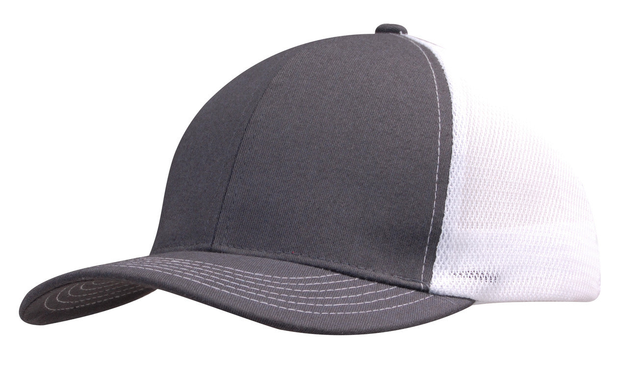 Brushed Cotton with Mesh Back Cap - view 9