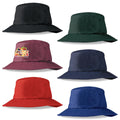 Poly Viscose Bucket Hat - Black