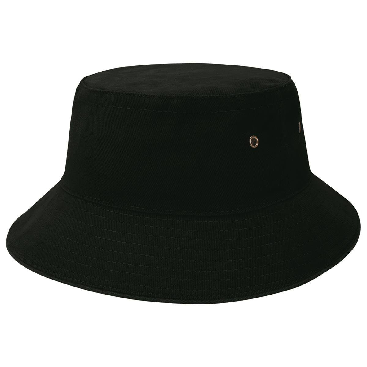 Sandwich Brim Bucket Hat - Black / Red